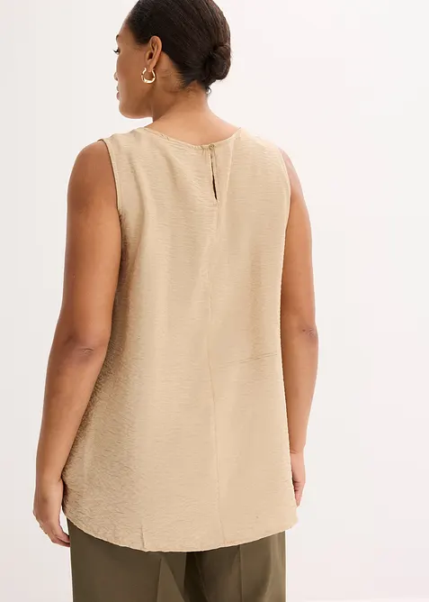 Halenkový top ze splývavé viskózové směsi, bonprix