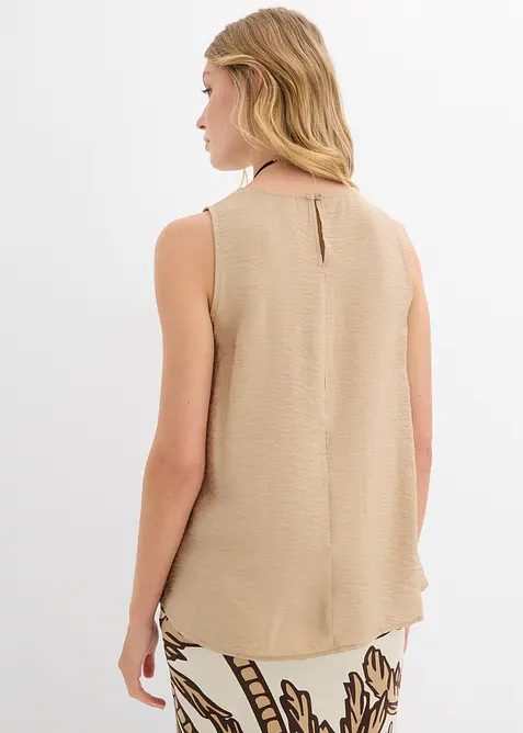 Halenkový top ze splývavé viskózové směsi, bonprix