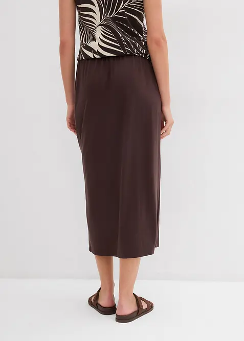 Žerzejová sukně s pohodlným pasem, bonprix