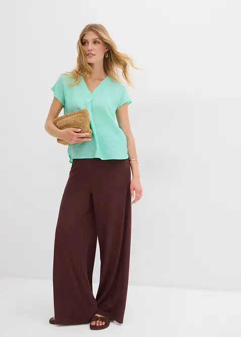 Tuniková halenka ze splývavé viskózové směsi, bonprix