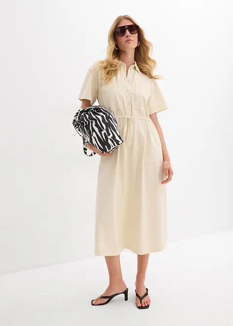 Žerzejové šaty z bavlny se strečem, bonprix