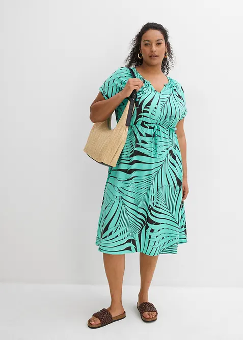 Žerzejové šaty ze splývavé viskózové směsi, bonprix