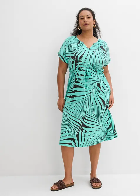 Žerzejové šaty ze splývavé viskózové směsi, bonprix