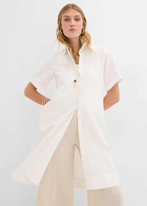 Košilové šaty z čisté bavlny, bonprix