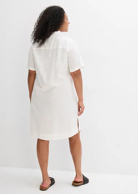 Košilové šaty z čisté bavlny, bonprix