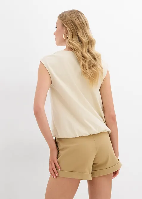 Tričko s elastickým spodním lemem, bonprix