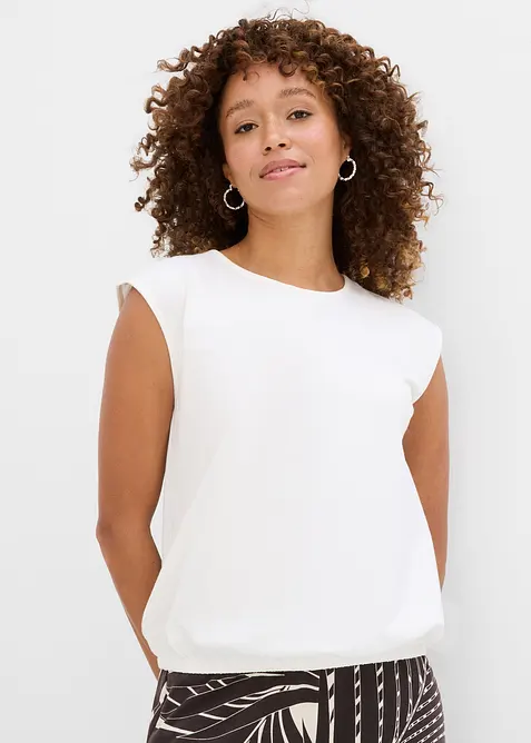 Tričko s elastickým spodním lemem, bonprix