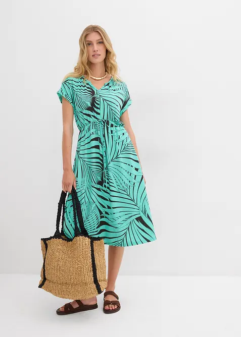 Žerzejové šaty ze splývavé viskózové směsi, bonprix