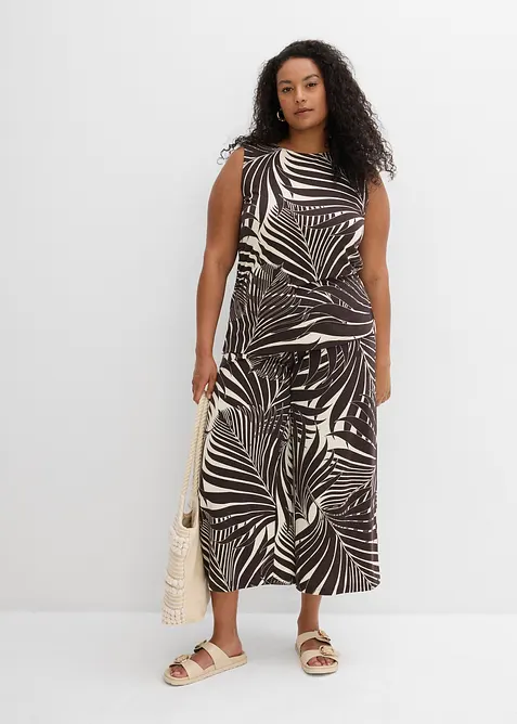 Culotte kalhoty z měkké viskózové směsi, bonprix