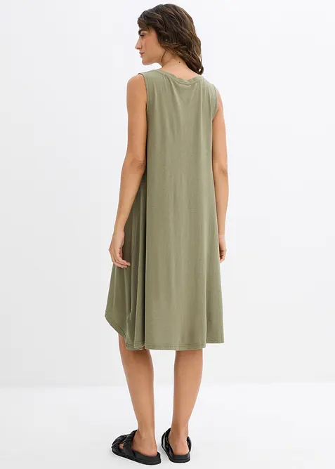 Žerzejové šaty se šněrováním, bonprix