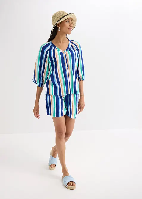 Halenka ze strukturované viskózy, bonprix