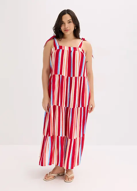 Proužkovan&eacute; &scaron;aty na ram&iacute;nka, ze strukturovan&eacute; visk&oacute;zy, bonprix