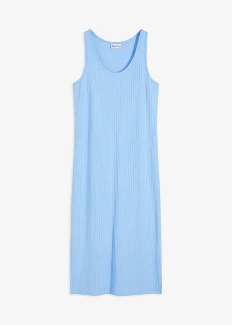 Midi šaty z měkkého žebrovaného materiálu, bonprix