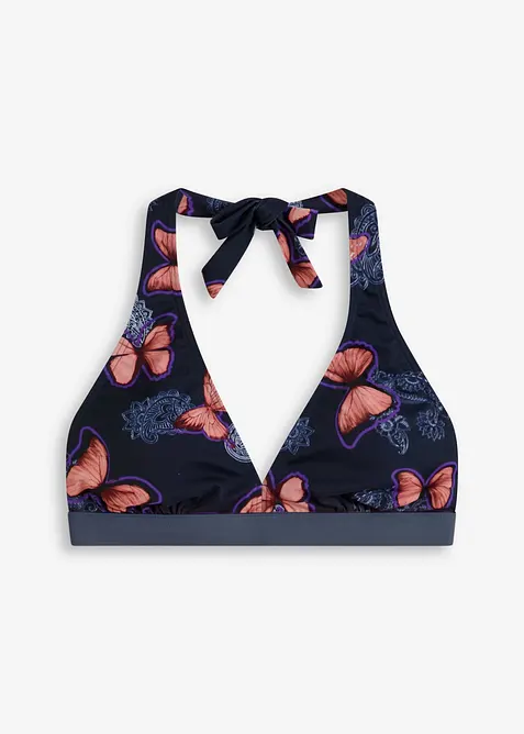 Bikinový top s ramínkem za krk, bonprix