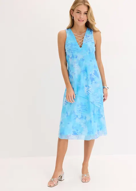 Midi šaty ze síťoviny, bonprix