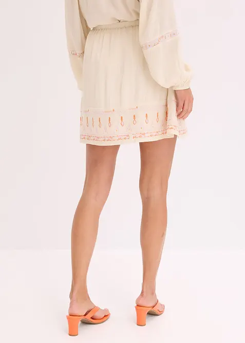 Minisukně s výšivkou, bonprix