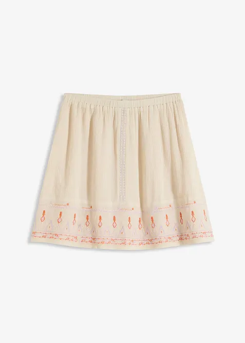 Minisukně s výšivkou, bonprix