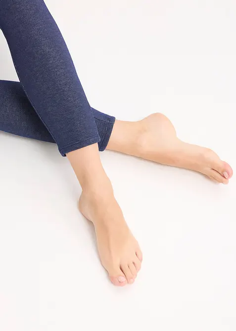 Termo punčochové legíny v džínovém vzhledu, bonprix