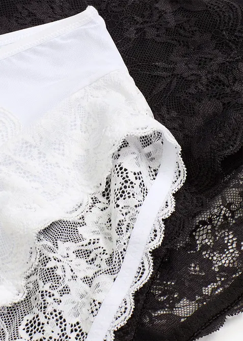 Maxikalhotky s jemnou krajkou (2 ks v balení), bonprix