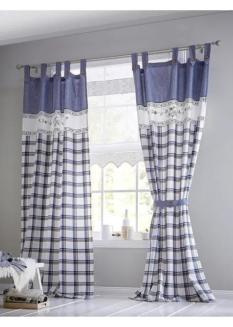 Řasicí roleta s háčkovaným lemem, bonprix