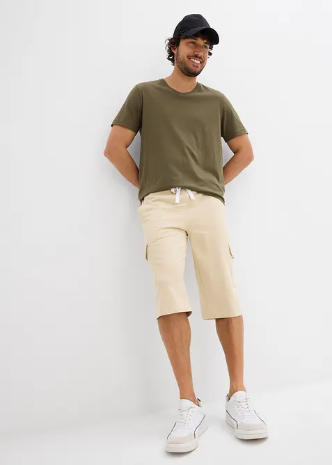 Tričko s výstřihem do V (3 ks v balení), bonprix