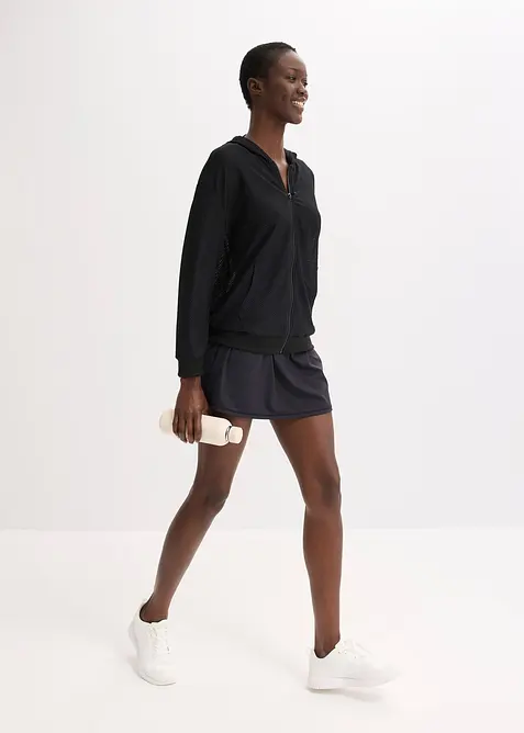 Průhledná sportovní bunda ze síťoviny, oversize, bonprix