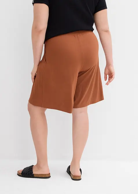 Žerzejov&eacute; bermudy s pohodlnou pasovkou, bonprix