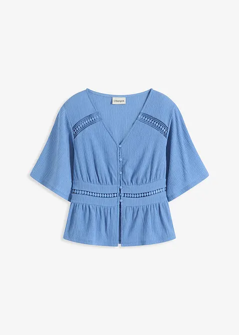 Tunikové tričko s krajkou, bonprix