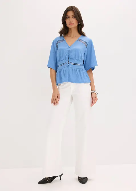 Tunikov&eacute; tričko s krajkou, bonprix