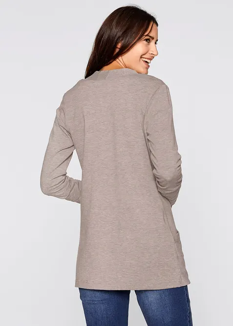 Strečový úpletový kabátek z měkké viskózové směsi, bonprix