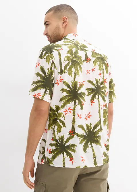 Košile s krátkým rukávem, z viskózy, Loose Fit, bonprix