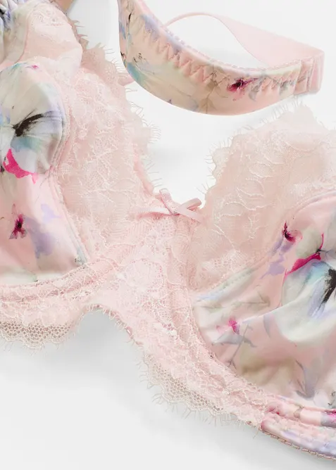 Podprsenka s kosticemi a polstrovanými ramínky, bonprix