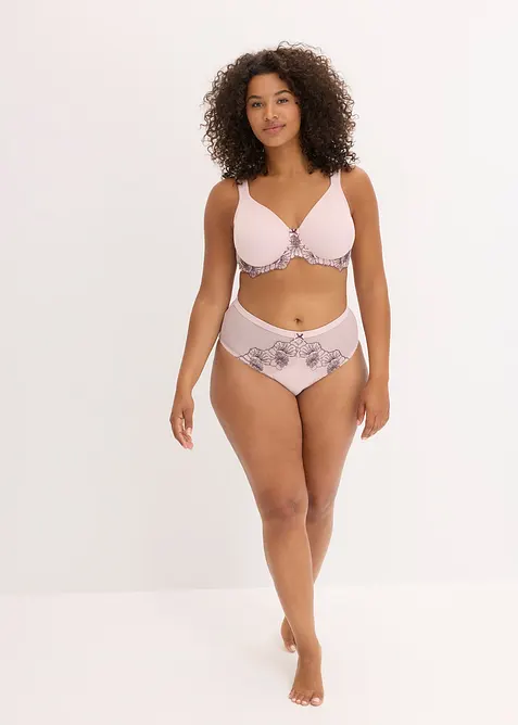 Zmen&scaron;uj&iacute;c&iacute; podprsenka s jemnou v&yacute;&scaron;ivkou, bonprix