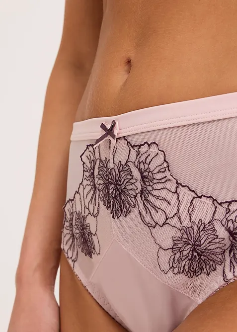 Maxikalhotky s jemnou v&yacute;&scaron;ivkou, bonprix