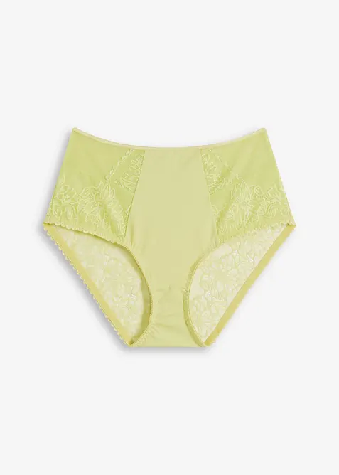Vysok&eacute; kalhotky s jemnou krajkou, bonprix