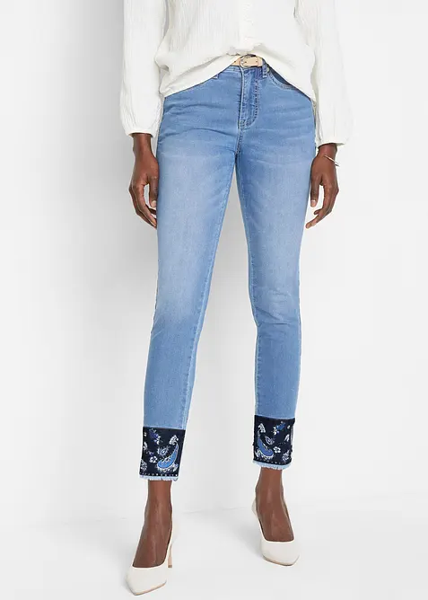 Strečové džíny Slim Fit, Mid Waist, bonprix