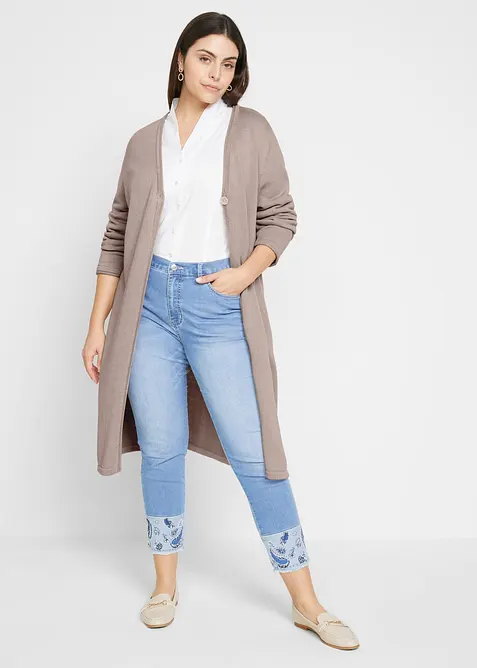 Strečové džíny Slim Fit, Mid Waist, bonprix