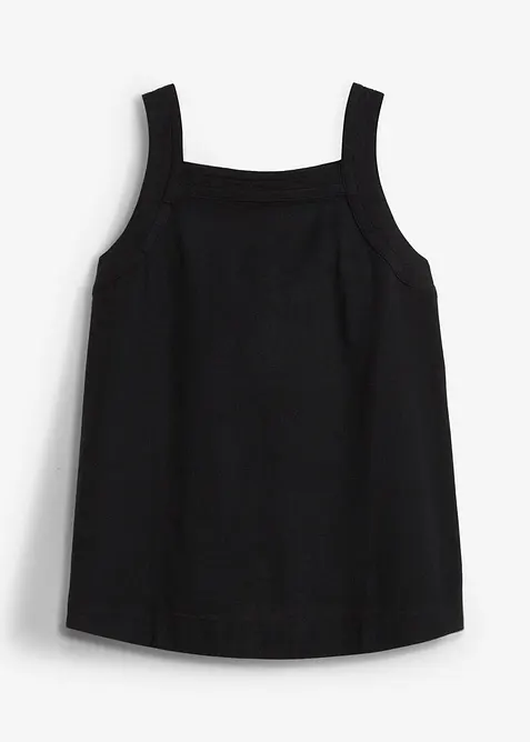 Halenkový top s vázačkou vzadu, z viskózové směsi, bonprix