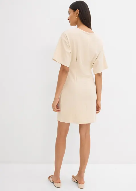 Úpletové šaty z čisté bavlny, bonprix