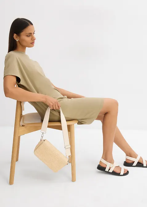 Úpletové šaty z čisté organické bavlny, bonprix