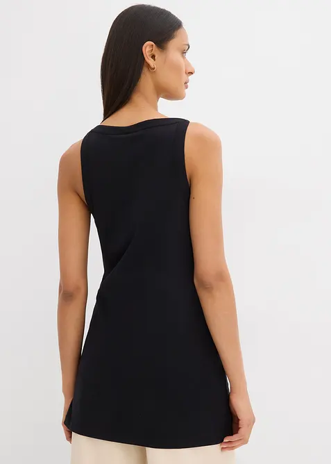 Dlouhý top z elastické bavlněné směsi, bonprix