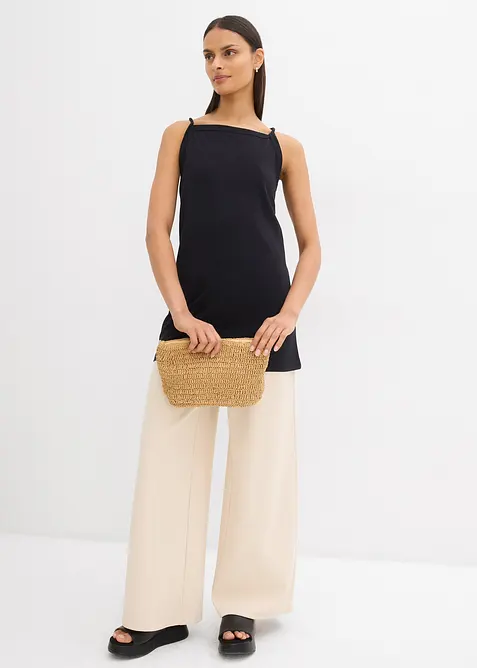 Dlouhý top z elastické bavlněné směsi, bonprix