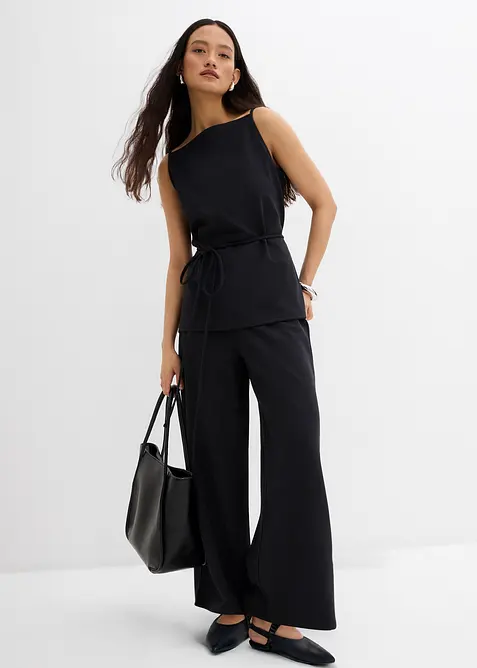 Kalhoty Marlene z piké, bonprix