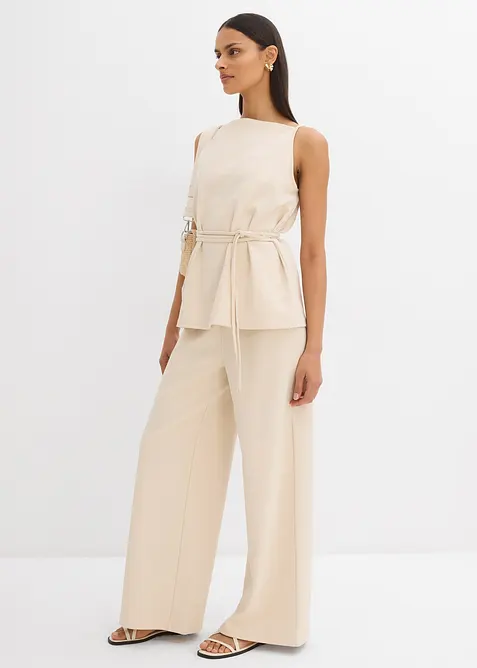 Kalhoty Marlene z pik&eacute;, bonprix