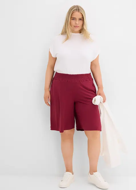 Žerzejové bermudy z viskózové směsi, bonprix