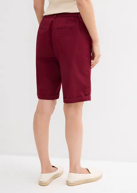 Bavlněné bermudy Papertouch s pohodlným pasem, bonprix