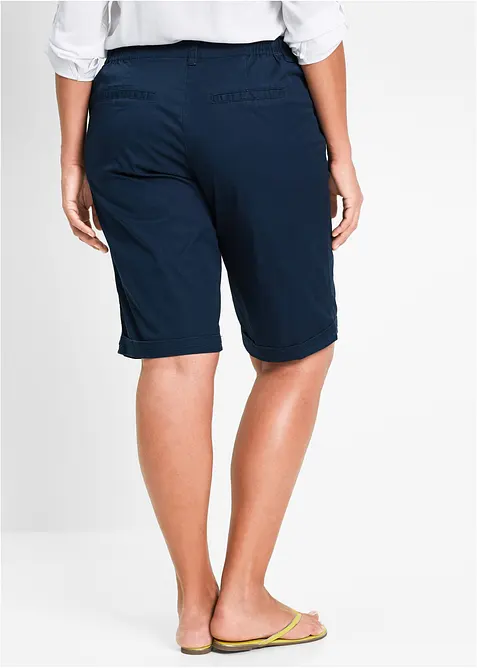 Bavlněn&eacute; bermudy Papertouch s pohodln&yacute;m pasem, bonprix