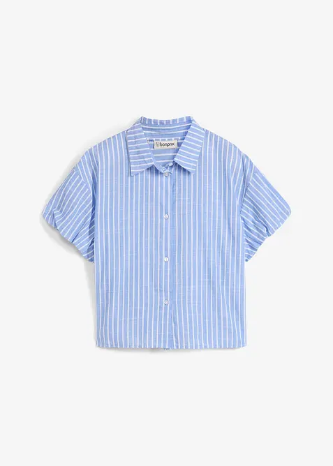 Halenka s krátkým rukávem, z čisté bavlny, bonprix