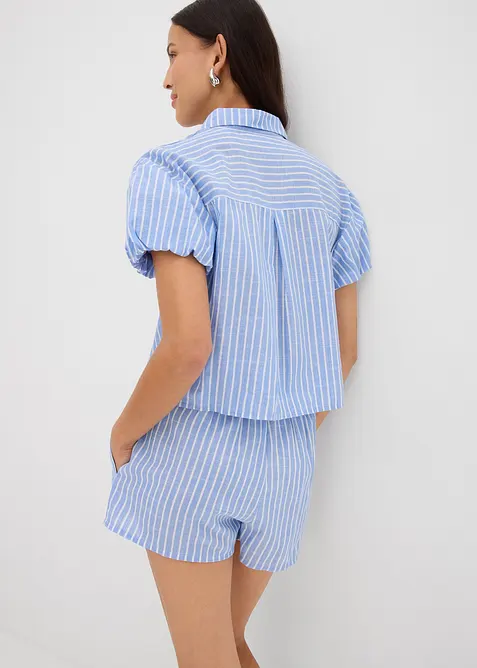 Halenka s krátkým rukávem, z čisté bavlny, bonprix