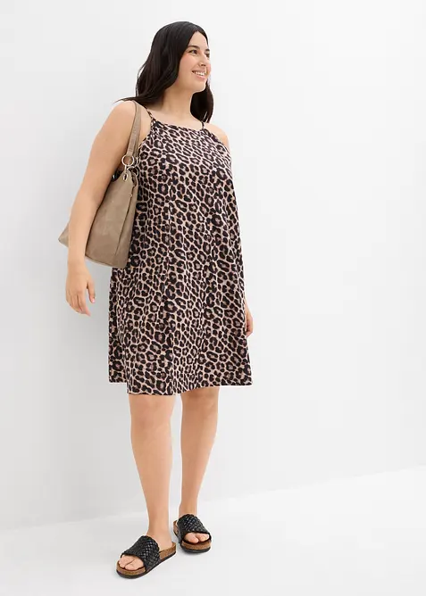 &Scaron;aty s leopard&iacute;m potiskem, z čist&eacute; bavlny, bonprix